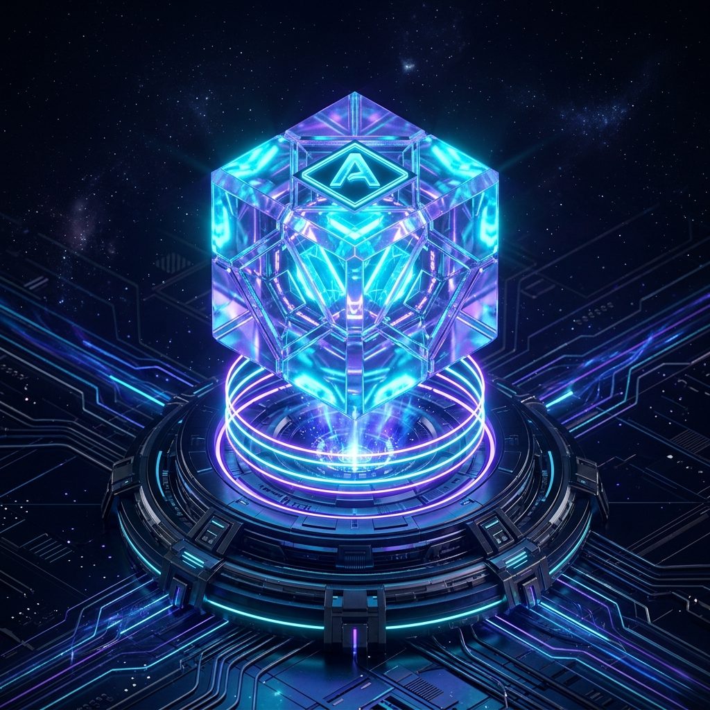 ATECH AI Business OS Core 3D Cube