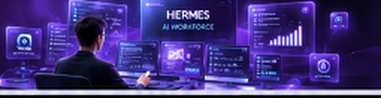 Hermes AI Workforce Holographic Control Deck